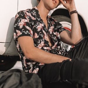 Forever 21, Mens Short Sleeve Button-Down, S